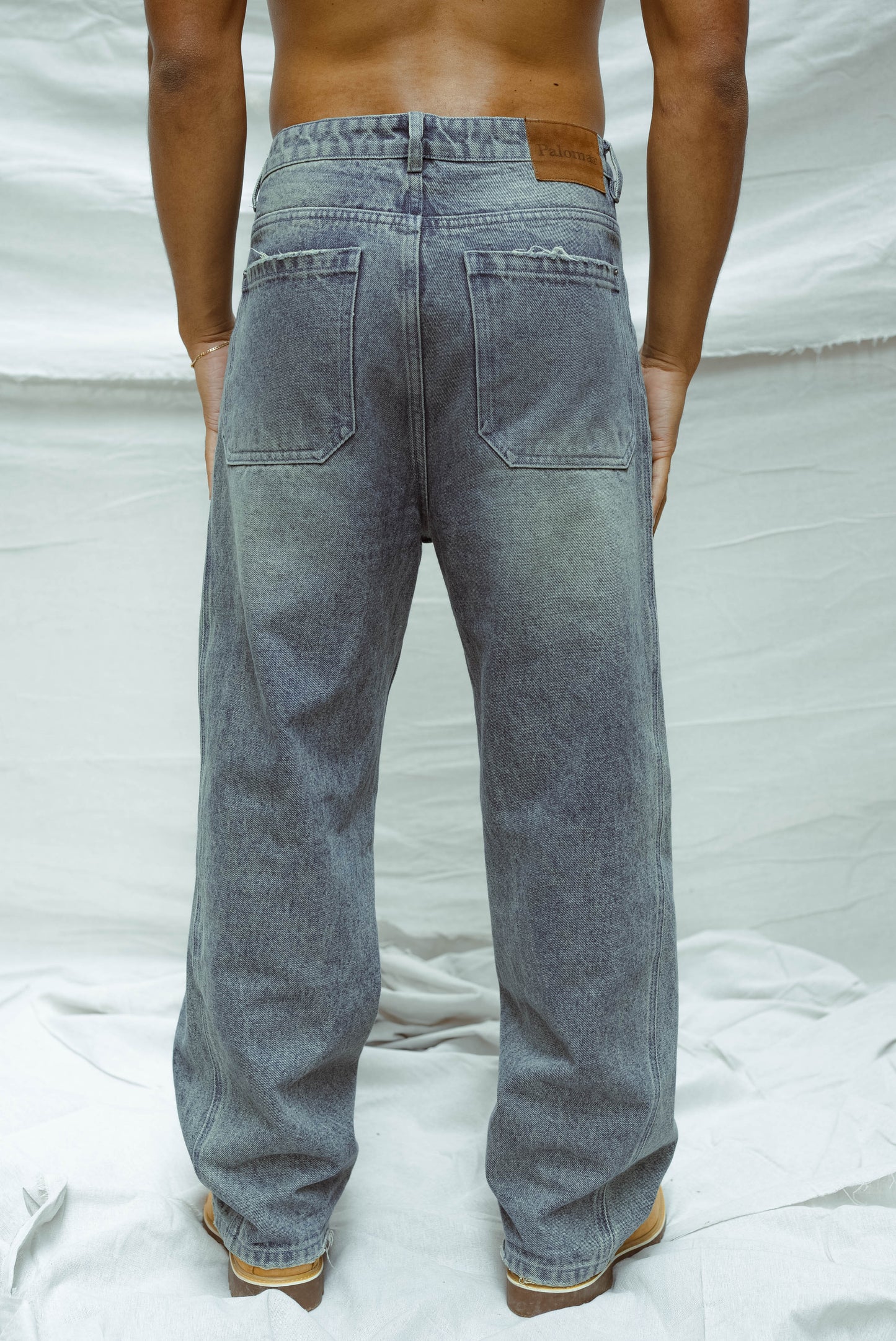 DOUBLE SIDESEAM DENIM BLUE/GREEN